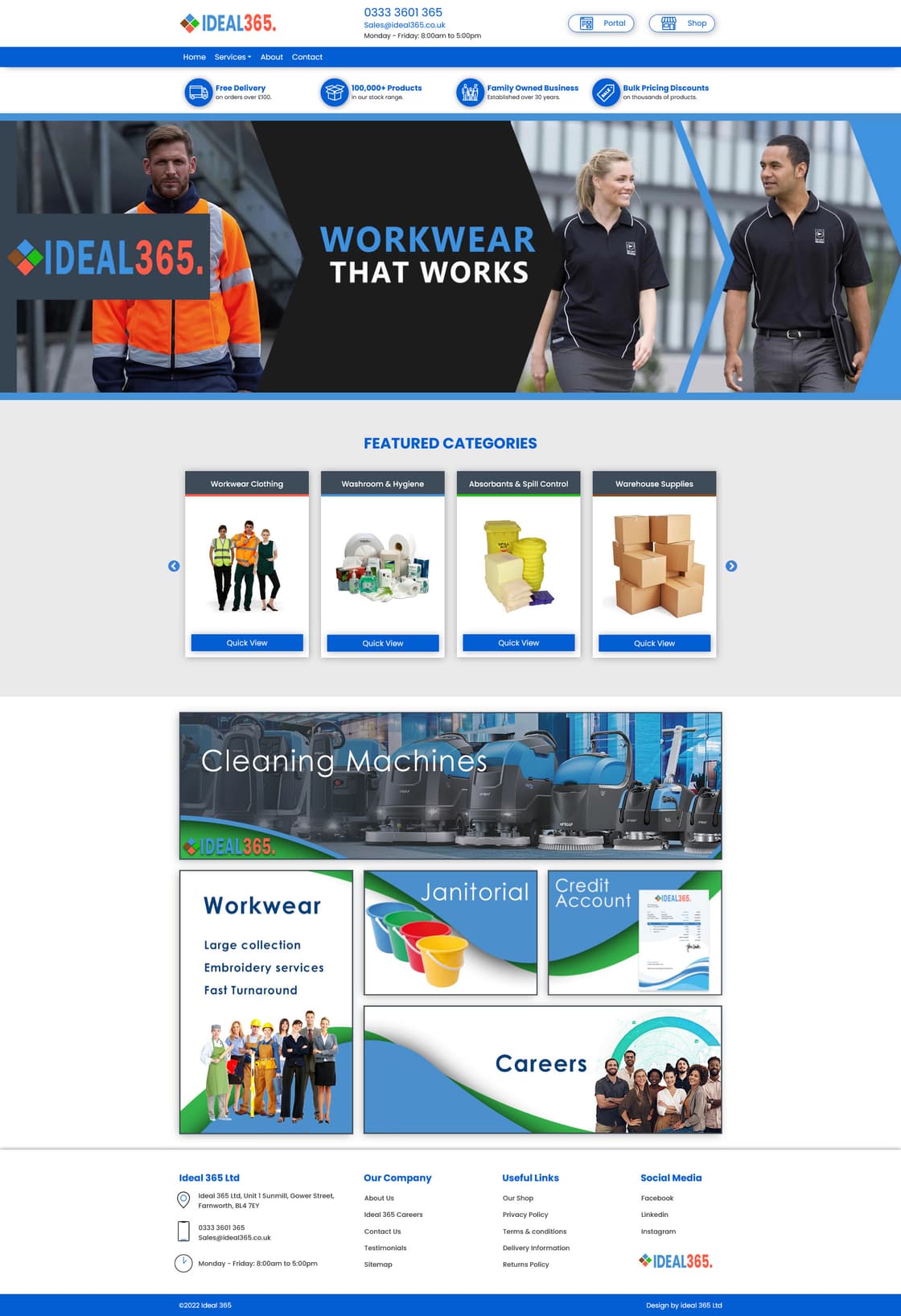 next.js landing website